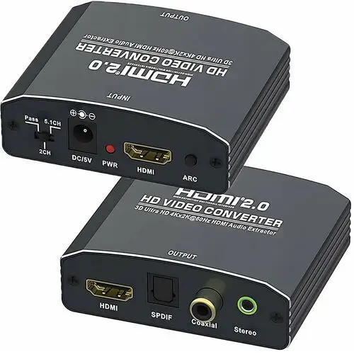 Extractor HDMI-HDMI + Audio SPDIF R/L RCA RETURN