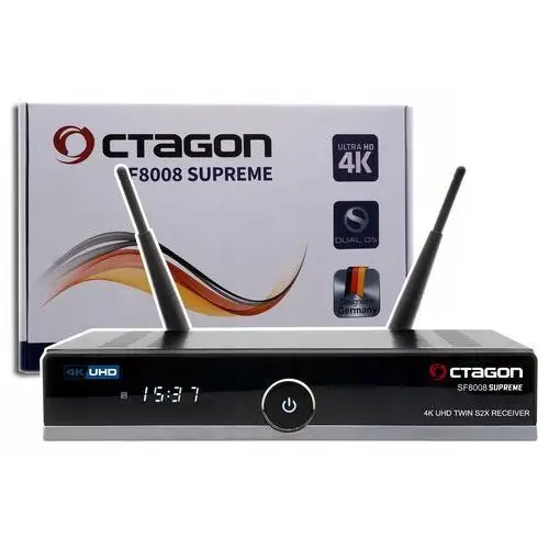 Octagon SF8008 Supreme 4K Twin 2xDVB-S2X Wifi Bt Openatv 7.3 Cccam Oscam