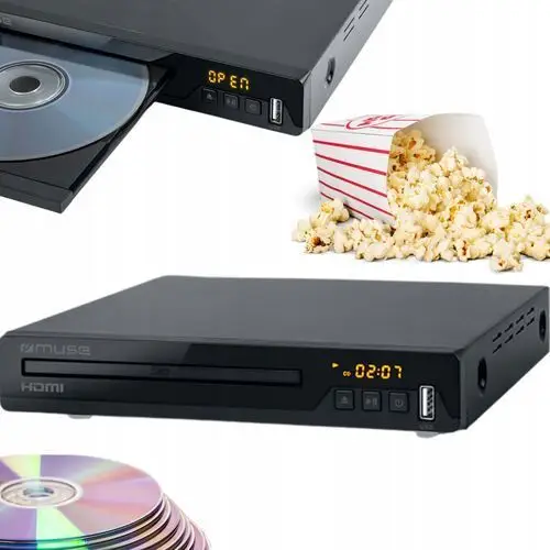 Odtwarzacz DVD Full Hd Cd-r/rw MP3 Rca Xvid Usb Muse M-55 DV Przenośny