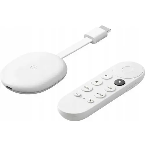 Odtwarzacz Google Chromecast 4 FullHD Smart Tv Pl WiFi Pilot polska wtyczka