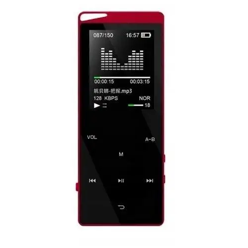 Odtwarzacz MP4 z Bluetooth X03 16GB Czerwony