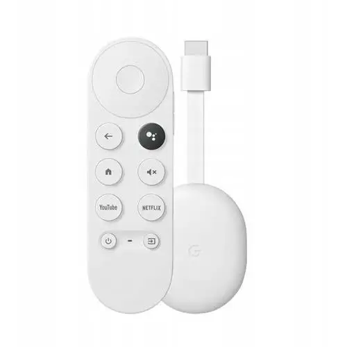 Odtwarzacz multimedialny Google Chromecast 4.0 Tv 4K biały WIFI5 Bluetooth