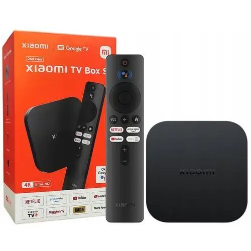 Odtwarzacz Multimedialny Smart Xiaomi MI Box S 8GB 2 Generacja Nowy Zestaw