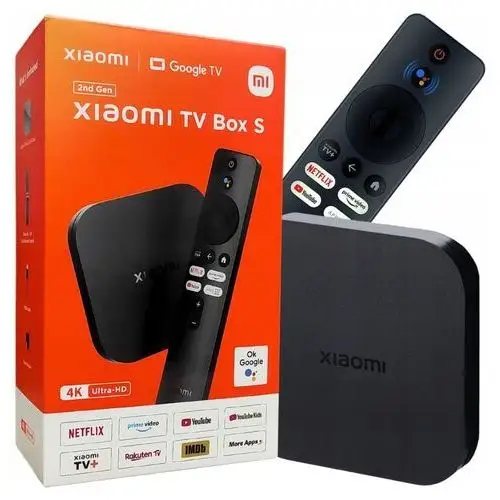 Odtwarzacz Multimedialny Smart Xiaomi MI Box S 8GB 2 Generacja Zestaw