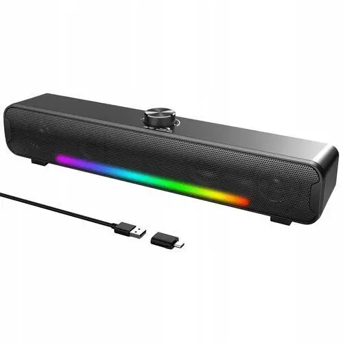 Onikuma L16 Soundbar Gamingowy Głośnik Komputerowy Bluetooth Usb 10W Rgb