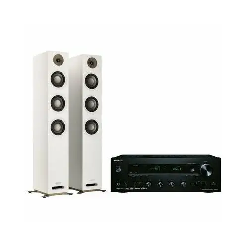 Onkyo Zestaw stereo tx-8250b + jamo s-809 biały