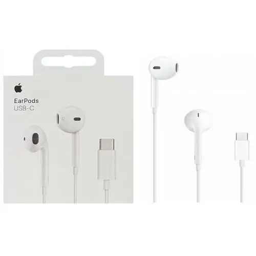 Oryginalne Słuchawki Apple Earpods Usb-c MYQY3ZM/A Mikrofon iPHONE 15 16