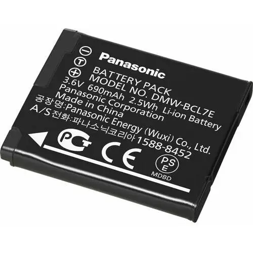 Akumulator zamienny Panasonic DMW-BCL7E, Odpowiedni do: Panasonic, Li-Ion, 3.6 V, 680 mAh