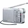 Panasonic RF-P150 kieszonkowe radio FM/AM z tunerem cyfrowym (łatwe i stabilne strojenie, duża skala z pokrętłem, głośnik 5.7cm, na baterie), srebrne Sklep on-line