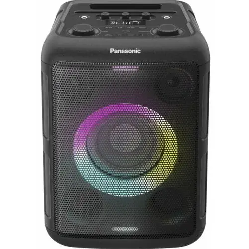 Panasonic SC-BMAX5 Bezprzewodowy głośnik imprezowy (75W, do 9h pracy, głośniki wysokotonowe 5,7cm i niskotonowy 14cm, Port Bass Reflex, Bluetooth)