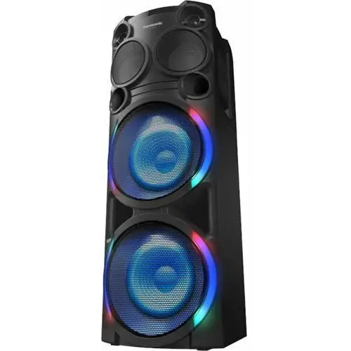 Panasonic SC-TMAX50 Bezprzewodowy głośnik imprezowy (2000W, 2 głośniki niskotonowe 20cm, AIRQUAKE BASS, DJ Jukebox, Local Preset Equalizer), czarny