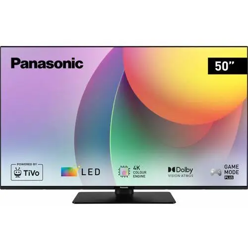 Panasonic TB-50W60A telewizor LED 4K Ultra HD technologią TiVo 50" (DVB-T2/HEVC, 4K Color Engine, Dolby Vision, Dolby Atmos, tryb Game Mode Plus), TB-50W60AEZ