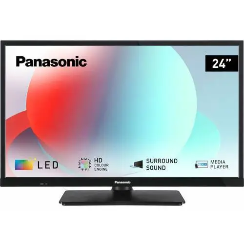 Panasonic TS-24N30A telwizor HD LED 24" (DVB-T2/HEVC, HD Colour Engine, USB Media Player, Surround Sound, opcja montażu na ścianie), TS-24N30AEZ