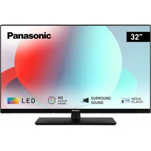 Panasonic TS-32N30A telwizor HD LED 32" (DVB-T2/HEVC, HD Colour Engine, USB Media Player, Surround Sound, opcja montażu na ścianie)