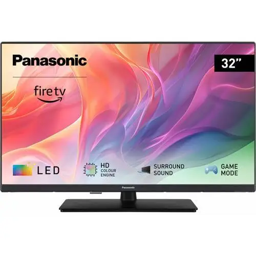 Panasonic TV-32S55A telewizor LED Full HD z innowacyjnym systemem Premium Fire TV 32" (DVB-T2/HEVC, HD Color Engine, HDR, tryb Gry, Media Player)