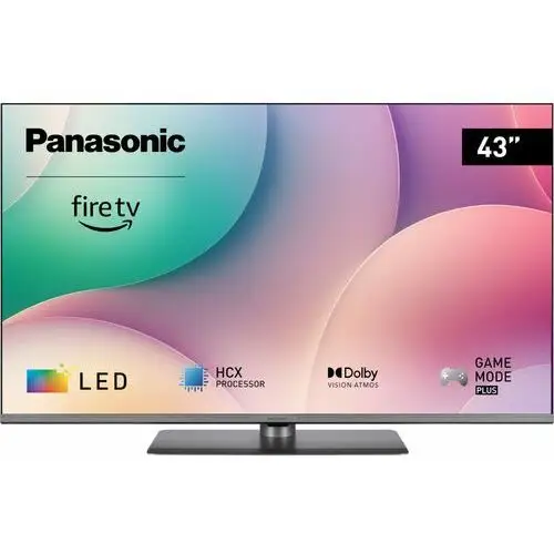 Panasonic TV-43W83A telewizor LED 4K z innowacyjnym systemem Premium Fire TV 43" (DVB-T2/HEVC, HCX, Multi HDR, Game Mode Plus, Surround Sound Pro), TV-43W83AE6