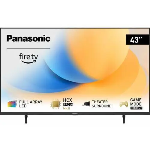 Panasonic tv-43w90aeg 43" led 4k 144hz smart tv dolby vision iq dolby atmos hdmi 2.1 dvb-t2