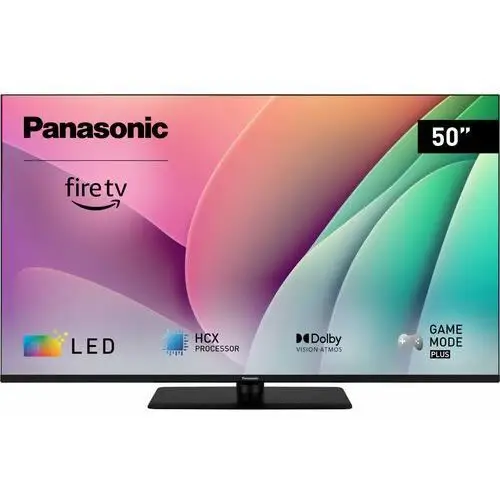 Panasonic TV-50W80A telewizor LED 4K z innowacyjnym systemem Premium Fire TV 50" (DVB-T2/HEVC, HCX, Multi HDR, Game Mode Plus, Surround Sound Pro), TV-50W80AEZ