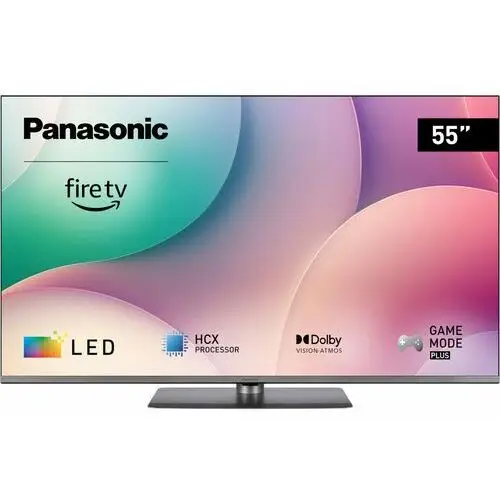 Panasonic TV-55W83A telewizor LED 4K z innowacyjnym systemem Premium Fire TV 55" (DVB-T2/HEVC, HCX, Multi HDR, Game Mode Plus, Surround Sound Pro), TV-55W83AE6