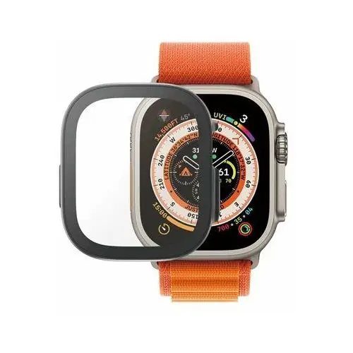 PanzerGlass Full Body szkło hartowane + etui do Apple Watch Ultra (49mm) czarna ramka