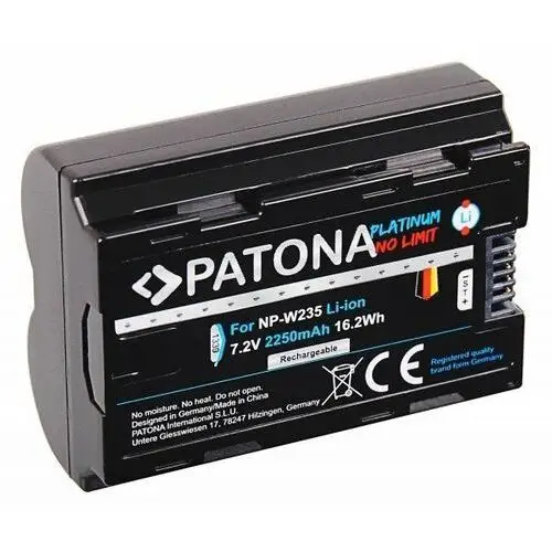 Akumulator platinum np-w235 do aparatu fujifilm x-t4 Patona