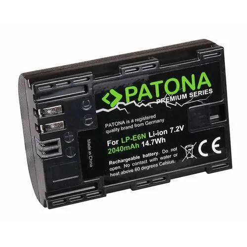 Patona, Akumulator Patona Premium Lp-e6n Do Canon Eos 90d 80d 7d 70d 6d 60d Eos R