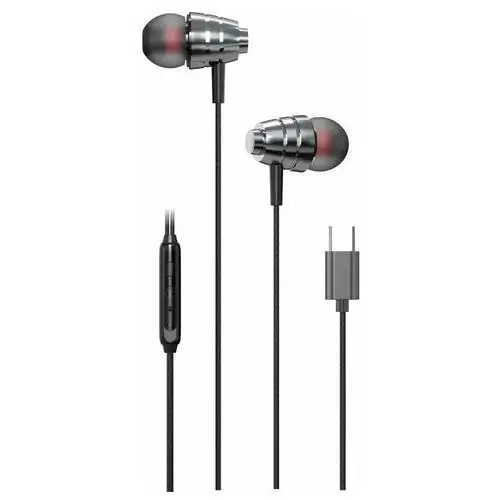 PAVAREAL zestaw słuchawkowy / słuchawki z mikrofonem Typ C PA-M08C czarne [DAC]