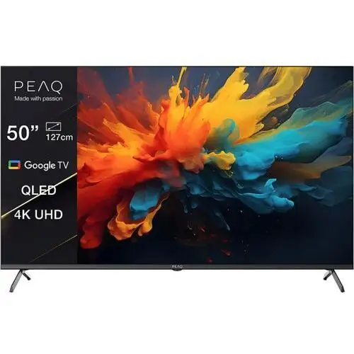 Peaq Telewizor qled ptv 50gqu-5024c 50" 4k google tv hdr10