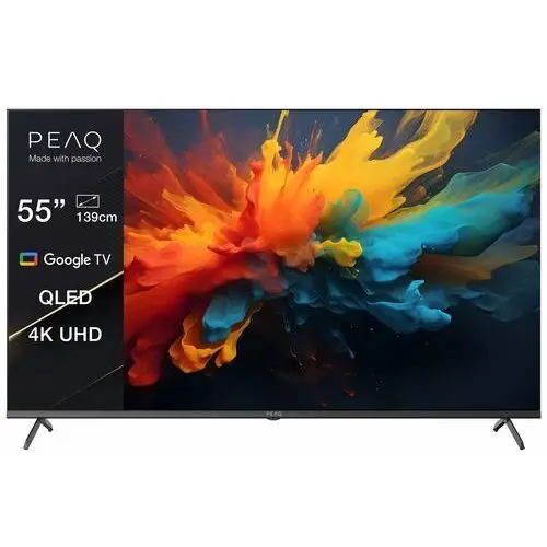 Peaq Telewizor qled ptv 55gqu-5024c 55" 4k google tv hdr10