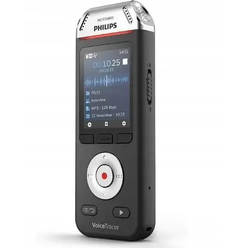 Philips Dyktafon Cyfrowy DVT2810 Aktywacja Głosem
