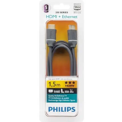 Kabel Philips HDMI - HDMI Szary (SWV4432S/10)