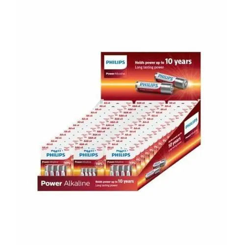 Zestaw baterii alkalicznych 30xAA i 20xAAA Philips Power