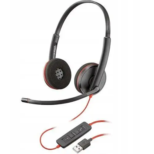 Plantronics Blackwire Poly C3220 Usb słuchawki nauszne mikrofon