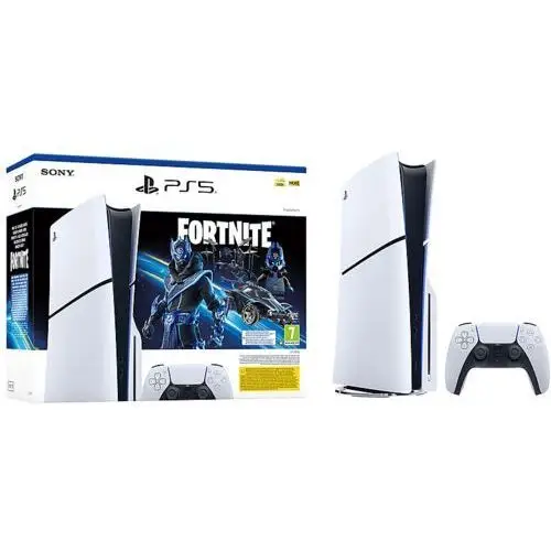 OUTLET - Konsola SONY PlayStation 5 Slim 1TB D Chassis Fortnite Cobalt Zestaw Startowy