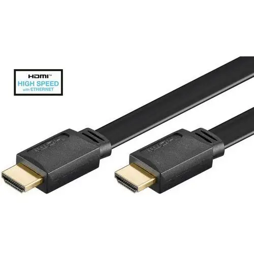 Pro hdmi ethernet (v1.4) black flat - 2m