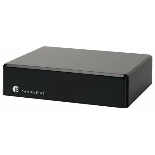 Pro-ject phono box e bt 5 black - przedwzmacniacz gramofonowy z nadajnikiem bluetooth, czarny