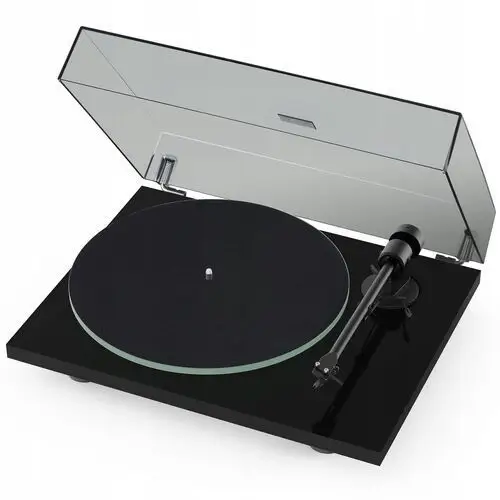 Pro-Ject T1 (High Gloss Black Czarny) (Wkładka Ortofon Om 5E) Gramofon