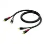 Procab kabel 2x rca/cinch męski - 2x rca/cinch męski 1,5m Sklep on-line