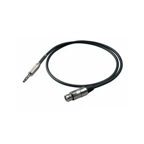 Proel ' bulk210lu1 kabel mikrofonowy jack - xlr f 1m proel bulk210lu1'