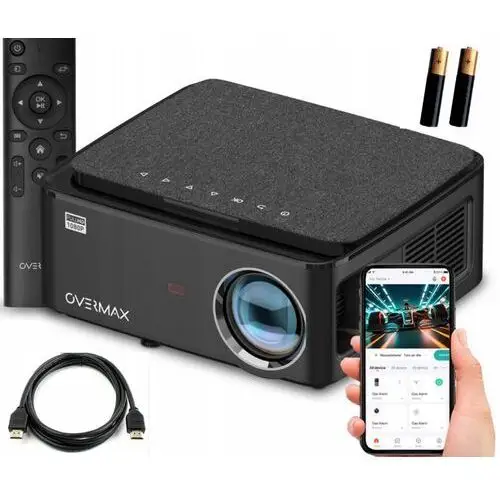Projektor Fullhd 6000LM Wifi Android 1080P 4000:1 Overmax Multipic 5.1