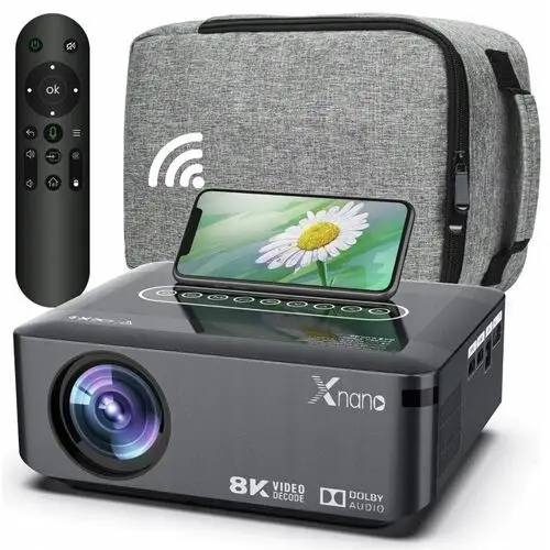 Projektor Rzutnik Led X-nano Pro 8k 4k Full Hd 1080p 12000lm WiFi Android