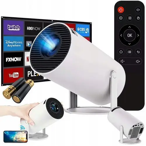 Projektor Rzutnik Przenośny Mini Smart Tv Android Led Wifi Full Hd