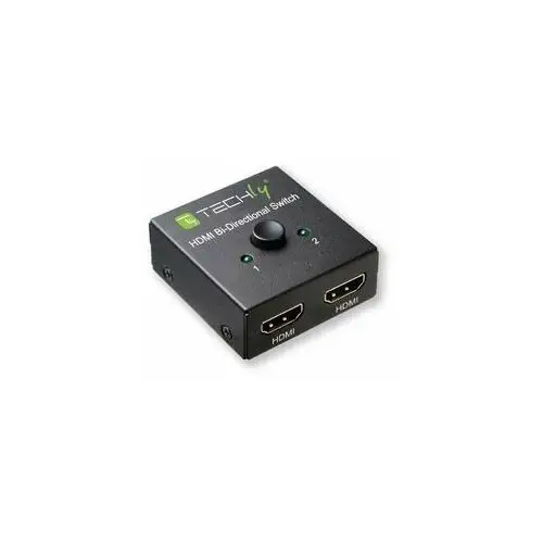 Przełącznik Techly 2-Portowy Dwukierunkowy HDMI 2x1 lub 1x2 4K60Hz