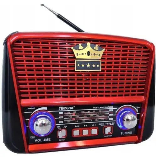 Przenośne Radio solarne, Fm, Bluetooth, Kabel, Usb, Karta