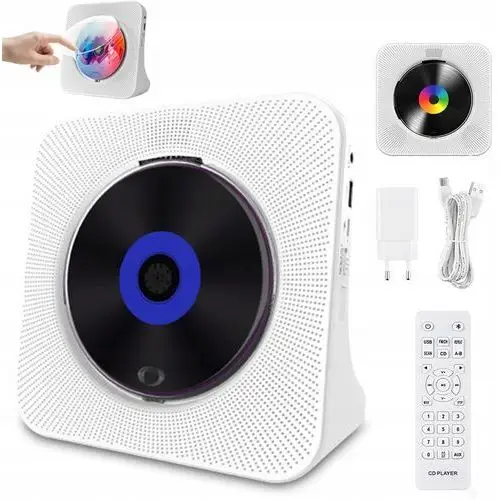 Przenośny Odtwarzacz CD Hifi Z Bluetooth Z Pilotem Ochrona Przed Kurzem