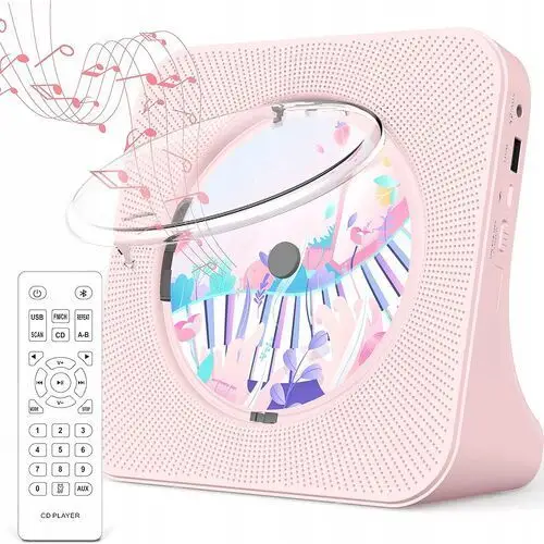 Przenośny Odtwarzacz CD MP3 Bluetooth 5.0 Pilot