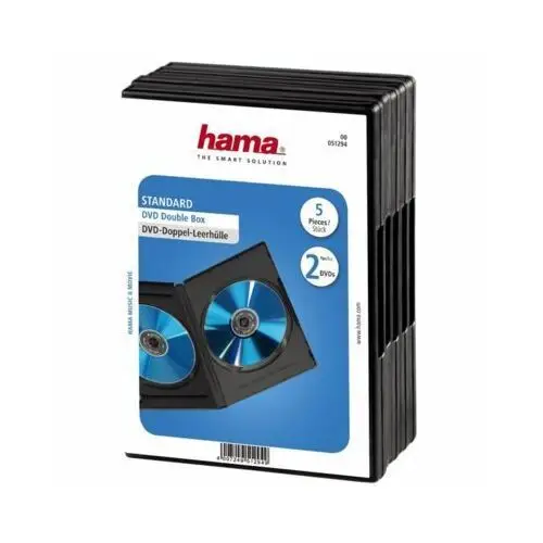 Pudełko HAMA DVD Double Box (5 sztuk)
