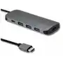 Adapter USB-C M/3xUSB 3.0 F/USB-C F/HDMI F QOLTEC Sklep on-line