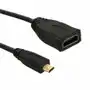 Kabel Qoltec Micro HDMI - HDMI (M/Ż) Czarny 0.2m (50399) Sklep on-line