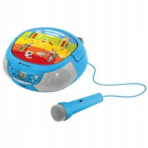 Radio Boombox dla dzieci Karaoke Mikrofon CD Usb